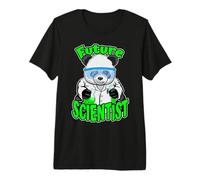 Future Scientist Cute Panda Bear STEM Science Geek Premium T-Shirt