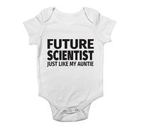 Future Scientist Just Like My Auntie Cute Boys and Girls Baby Vest Bodysuit