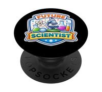 Future Scientist Young Kids Children Science Lover Girl Boy PopSockets Adhesive PopGrip