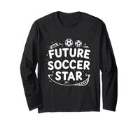 Future Soccer Star Summer Soccer Camp Kids Teens Soccer Ball Long Sleeve T-Shirt