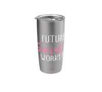 Future Social Worker Social Work Caregiver Stainless Steel Insulated Tumbler