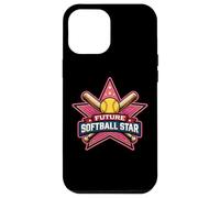 Future Softball Star Kids Player Lover Child Girl Team Case for iPhone 12 Pro Max