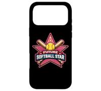 Future Softball Star Kids Player Lover Child Girl Team Case for iPhone 17 Pro Max