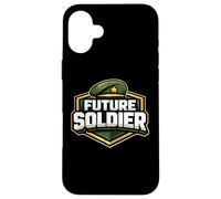 Future Soldier Military Armed Forces Boy Girl Child Kids Case for iPhone 16 Plus