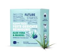 Future Stories Firm Facial Cleanser 50 g, Aloe Vera, Almond, Soap Free, pH Optimised, Vegan, No Microplastics