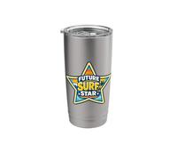 Future Surf Star Surfing Lover Surfer Kid Surfboard Child Stainless Steel Insulated Tumbler