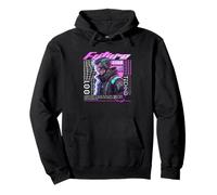 Future Techno 2088 Cyberpunk Vibes Pullover Hoodie