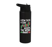 Future Trading, Futures Trader, Day Traders, Few Ticks A Day Stainless Steel Insulated Water Bottle