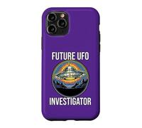 Future UFO Investigator Believe In Aliens and Flying Saucers Case for iPhone 11 Pro