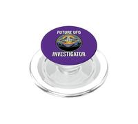 Future UFO Investigator Believe In Aliens and Flying Saucers PopSockets PopGrip for MagSafe