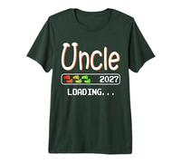 Future Uncle 2027 Loading Pregnancy Announcement Uncle Premium T-Shirt