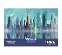 Future Urban Landscape Jigsaw 1000 Pieces for Adults Jigsaw Puzzles Art Impossible Puzzle Educational Games Home Decoration 70x50cm/1000pcs