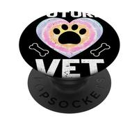 Future Vet Medical Animal Doctor Veterinary Students PopSockets Adhesive PopGrip