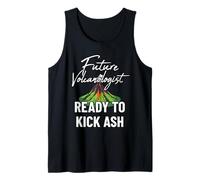 Future Volcanologist Ready to Kick Ash Volcano Lava Lover Tank Top