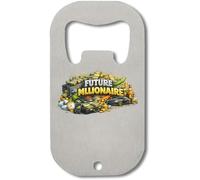 Future Wealth and Luxury Symbols Stainless Steel Bottle Opener Silver
