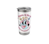 Future World Classroom Teacher School Graphic Design Stainless Steel Insulated Tumbler