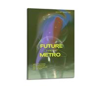 Future X Metro Boomin We Don't Trust You Print Album Cover Signed Limited , Music Album Cover ,Pop Hip Hop Rap Singer Star Music Poster Aesthetic Canvas Wall Art for Girl And Boy Teens Dorm Decor 20x3