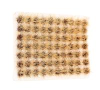 FUTUREORYY 1 Box Artificial Grass Miniature Clusters for Model Making Autumn Yellow Static Turf for Train Layouts DIY Scenery Landscaping and Craft Projects Realistic Texture for Miniature