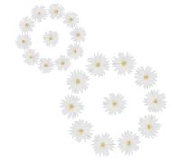 FUTUREORYY 1 Box Daisy Flower Cake Decorations Paper Cupcake Toppers for Bridal Shower Birthday Spring Party Supplies Floral Theme Elegant Cake Ornaments