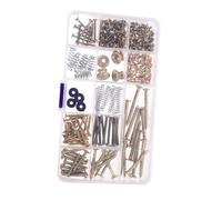 FUTUREORYY 1 Set Guitar Screw Kit Set for Electric Guitar Parts Includes Mounting Screws Belt Buttons Springs Durable Tools for Luthier Repairs and Maintenance