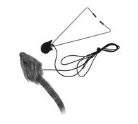 FUTUREORYY 1 Set Interactive Cat Teasing Cat Stick with Mouse Engaging Pet Supplies Fun Aerobic Exercise to Keep Kittens Healthy and Active