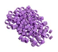 FUTUREORYY 100pcs Adjustable Pigeon Leg Rings with High Visibility Numbering Durable Clip Bird Identification Bands for Racing Poultry Foot Tags Suitable for Dove Lovebird Quail Finch