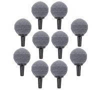 FUTUREORYY 10pcs Air Stone Aquarium Bubbler Sandstone Fine Smooth Surface Easy to Use Oxygen Aeration for Fish Tanks and Hydroponic Nutrient Tanks