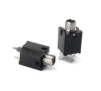 FUTUREORYY 10pcs Guitar Endpin Jack Socket Stereo Plug Replacement for Acoustic and Electric Bass Guitars Easy Install with Strap Button Design Output Component