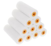 FUTUREORYY 10pcs High-Density Foam Paint Roller Covers for House Painting Rollers for Cabinets and Walls Smooth Paint Release Compatible with Water and Oil-Based and Lightweight