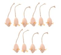 FUTUREORYY 10pcs Mice Cat Soft Interactive Mouse Shaped Playthings for Indoor Cats Stimulates Hunting Instincts Keeps Fit and Healthy Lovers