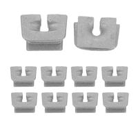 FUTUREORYY 10pcs Replacement Lawn Trimmer Parts Aluminum Line Guide Sleeves for Garden Power Tools, Wear Resistant and Quick Replacement, for Outdoor Landscaping Projects