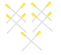 FUTUREORYY 10pcs Triangle Iron Mallets Set Practical Percussion Instrument Accessories for Early Childhood Education Music Play and Development