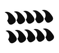 FUTUREORYY 10pcs Waterdrop-shaped Acoustic Guitar Pick Guards Self-adhesive Scratch Protection Plates Wear-resistant Vintage Guitar Parts for Beginners and Instruments