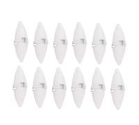 FUTUREORYY 12 sets Cuttlefish Bone Chewing with Buckles for Parrots and Small Pets Natural Calcium Supplement for Bird Teeth Grinding and Cage Hanging Lightweight Molar Nutrition and Play