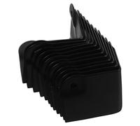 FUTUREORYY 12pcs Black Box Corner Protectors for Suitcase Cabinet Speaker Tool Case Reinforced Guards Decorative and Protective Furniture Corners