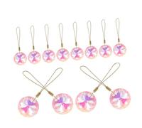 FUTUREORYY 12pcs Crystal Flower Sun Catcher Ornaments Hanging Prism Decorations for Christmas Tree Wedding Party Car Interior and Reusable Home Decor