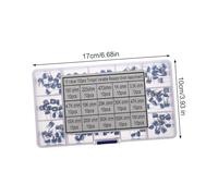 FUTUREORYY 150 Pcs Adjustable Trim Potentiometer Resistors Kit Specifications Ohm Metal Variable Resistors Breadboard Compatible for Electronic Projects and Circuit Boards