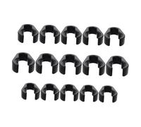FUTUREORYY 15pcs Microphone Cable Clips Cable Holders for Mic Stand Pole Strong and Sturdy Suitable for Home Classroom and Concert Hall