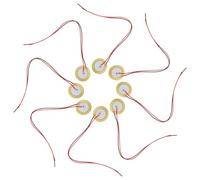 FUTUREORYY 15pcs Piezoelectric Disc Pickups Acoustic Guitar Transducers Microphone Buzzers with 25cm Leads for Electronic Drum Triggers and String Instrument Accessories