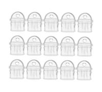 FUTUREORYY 15pcs Transparent Phone Dust Plugs PVC Dust Caps for USB Type C Charging Port Easy to Insert and Remove Protects Device From Dirt Liquid and Wear