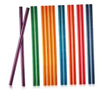 FUTUREORYY 16pcs Wooden Rhythm Sticks Musical Instruments Educational Percussion for Painted Claves with Smooth Finish for Learning Rhythm and Music Practice