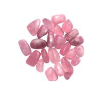 FUTUREORYY 1pack Natural Pink Crystal Chips Irregular Tumbled Stones for Fish Tanks Garden Pots Flowerpots and DIY Crafts Love Symbol