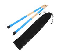 FUTUREORYY 1pair Bundle Professional Wooden Drum Brushes for Jazz and Folk Musicians Bamboo Percussion Sticks Multi-rod Design for Versatile Drumming Techniques