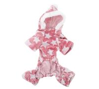 FUTUREORYY 1pc Breathable Dog Pajamas with Hat Fleece Legged Pet Outfit for Autumn Winter Comfortable Dog Clothes for Outdoor Activities and Photo Props