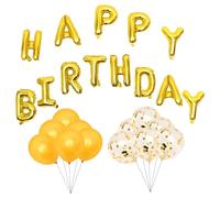 FUTUREORYY 1Set Happy Birthday Foil Balloon DIY Party Decoration Kit for Birthday Shower and Festival Celebrations Create Memorable Moments with Stylish Balloon Ornaments