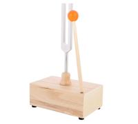 FUTUREORYY 1Set Tuning Fork with Wooden Resonator Mallet for Yoga Meditation Healing Pure Sound Quality for Relaxation Techniques