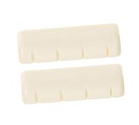 FUTUREORYY 2-Pack Banjo String Nut Saddles Sturdy Replacement Accessories for Music Banjo Simple Setup for Enhanced Tuning