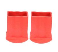 FUTUREORYY 2 Pcs Ladder Leg Covers Non Slip Rubber Feet Pads Skid Step Ladder Fittings with Heat Resistant Wear Resistant Material for Stable Floor Protection and Enhanced Safety