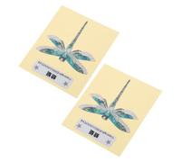 FUTUREORYY 2 Pcs Self-adhesive Guitar Stickers Pvc Material Electric Guitar Decal with Unique Decorative Touch and Resistant to Fading Suitable on Basses and Banjos
