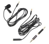 FUTUREORYY 2 Sets Mic Bundle Kit with Metal Shell and Adapters Extension Cable Interview Microphone for Phone Computer Recording Live Broadcast Gaming Studio Use